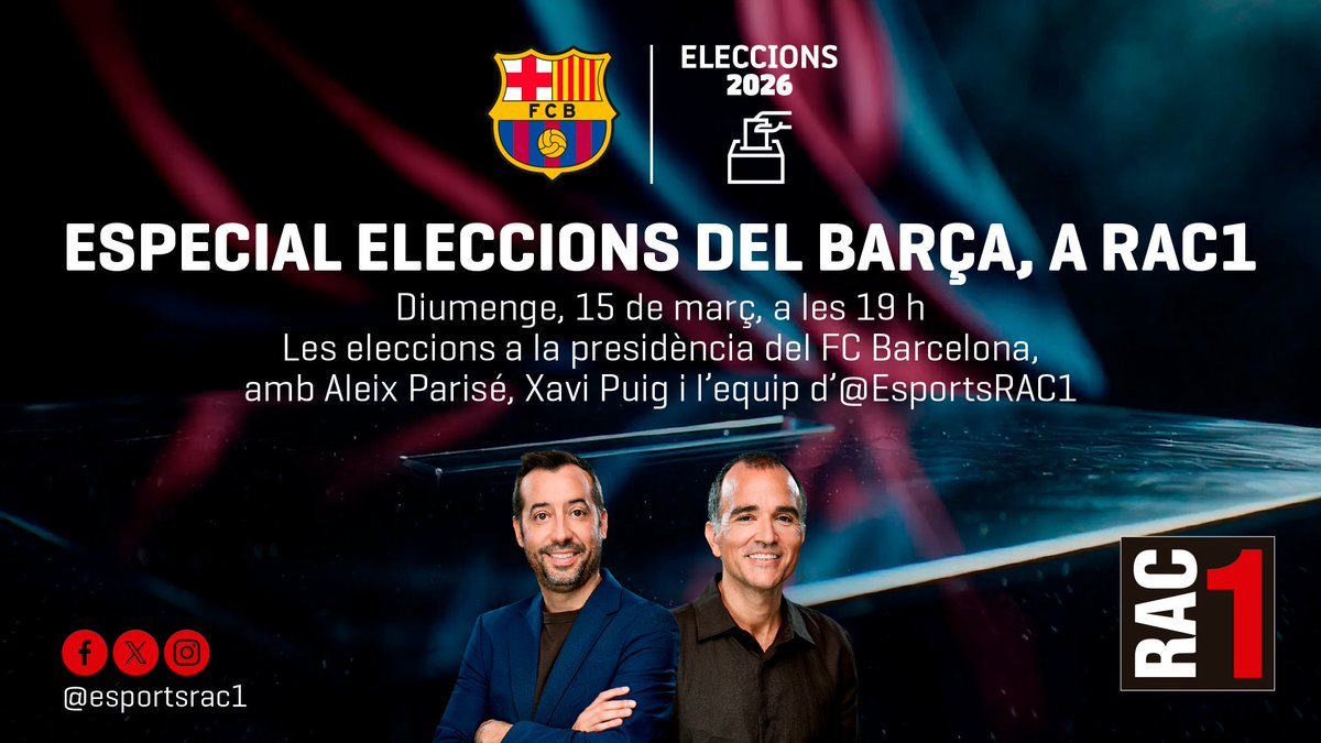El Barça juga a RAC1 tweet media