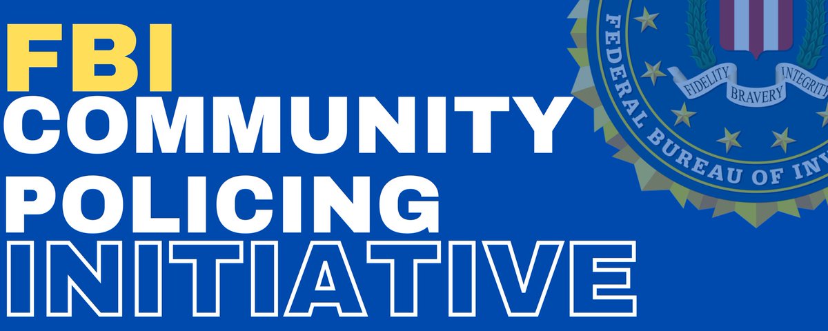 I’m proud to announce the launch of the FBI Community Policing Initiative. Community policing is essential for building public trust and strengthening collaboration between law enforcement and the communities we serve.