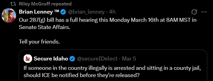 Senator Kelly Anthon tweet media