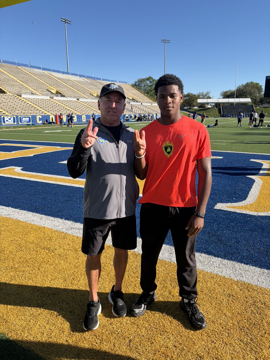 ledrickwalkerjr's tweet photo. #AGTG After an amazing spring practice and conversation with @CoachViator , @Tyler_Bolfing and @CoachTCaheeII ,I’m excited to receive my second d1 offer from McNeese!! @McNeeseFB @lbcoachyoungs @BrenhamFootball https://t.co/5yqsX2NCKe