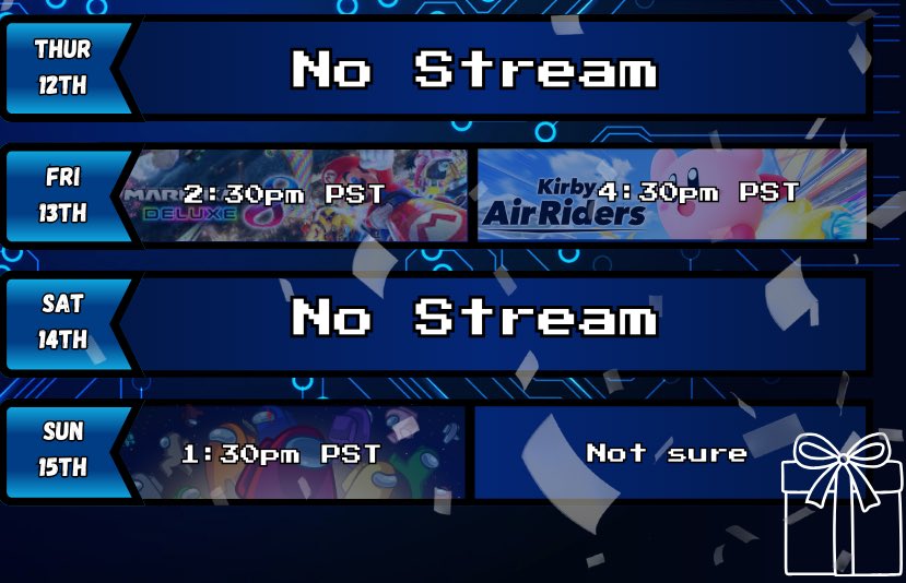 LT_Thunder1's tweet image. No stream today, but we’ll be back tomorrow with some open lobbies of Mario Kart 8 and Kirby Air Riders!!! 

#openlobby #withviewer