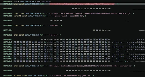 of_nightbringer's tweet photo. AYANEO AYASpace appears to be collecting your Steam data without consent. @GamersNexus 

Full report: https://t.co/1eFchKXASi https://t.co/oHWHUbHdPb