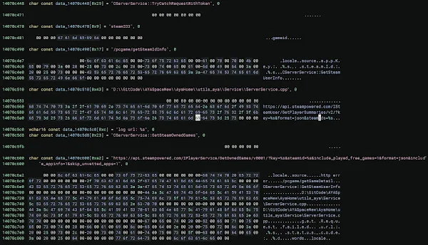 of_nightbringer's tweet photo. AYANEO AYASpace appears to be collecting your Steam data without consent. @GamersNexus 

Full report: https://t.co/1eFchKXASi https://t.co/oHWHUbHdPb
