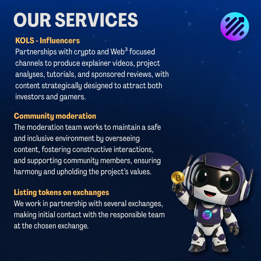 linkupweb3's tweet photo. 🚀 Connecting Web3 projects with the right communities. 
At Linkup Web3, we help NFT games, tokens, exchanges, and blockchain startups grow through campaigns with content creators and global communities.

🎥 YouTube
🌐 Web3 Communities
📈 Strategic Marketing

If your project needs real reach in the Web3 market, let’s connect.

#Web3 #CryptoMarketing #NFTGames #BlockchainMarketing #jogosnft #Kols