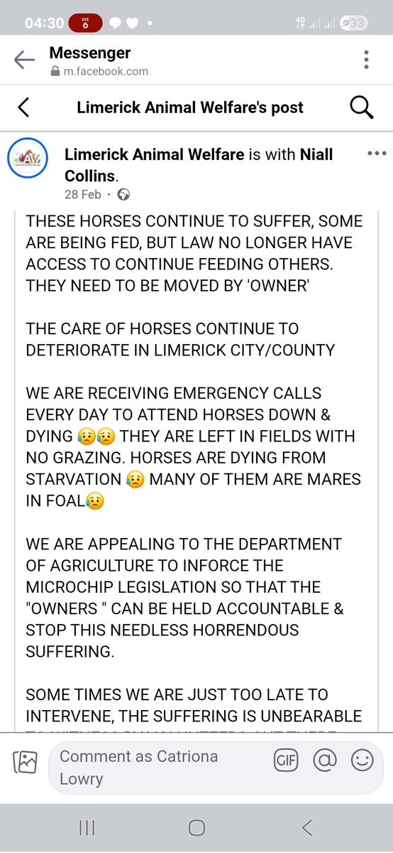 <a href="/martinheydonfg/">Martin Heydon</a> pls stop telling the public to report animal cruelty because it is futile.Someone in your dept is 'on the quiet' directing a no scan policy &amp; TO NOT ACT.How does your dept carry the shame of Irl being in a constant welfare crisis   1/3