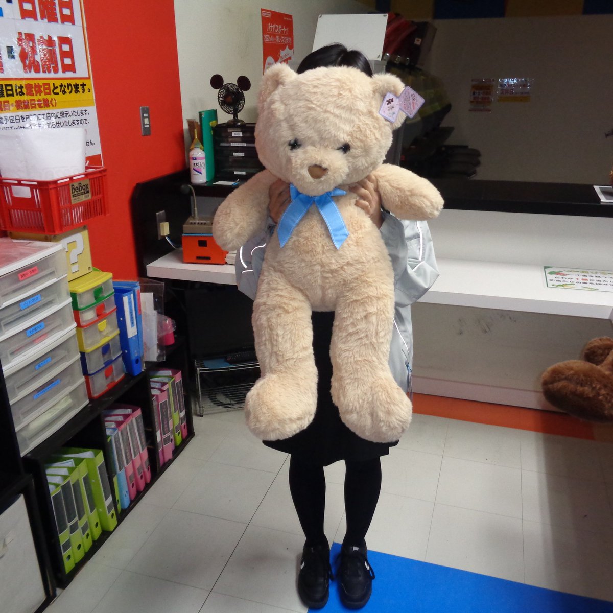 SAMone361's tweet photo. 🎁景品情報🎁

2026年3月より投入開始🧸

⁂⁖⁎⁔⁑⁚⁖⁑*-*..**-.

Wonderful Bear EX BIG

全３種

⁂⁖⁎⁔⁑⁚⁖⁑*-*..**-.

75cmのBIGサイズ🐻
ぎゅっと抱きしめたくなるようなかわいさです💕

ご来店お待ちしております🎀

#ゲームセンター #村田町 #プライズ情報 https://t.co/xjaJ0QjURd