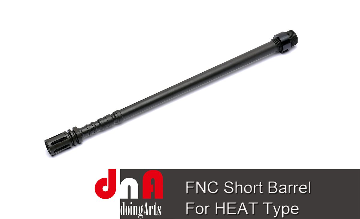 doingarts1's tweet photo. “What do you want for that? A junior G man badge?”

DNA FNC authentic Heat movie barrel set available now. Please inquire with our dealers for more information.

#gbbr#airsoft#fnc#heat#fncheatbarrel https://t.co/wqrjOUrSAr