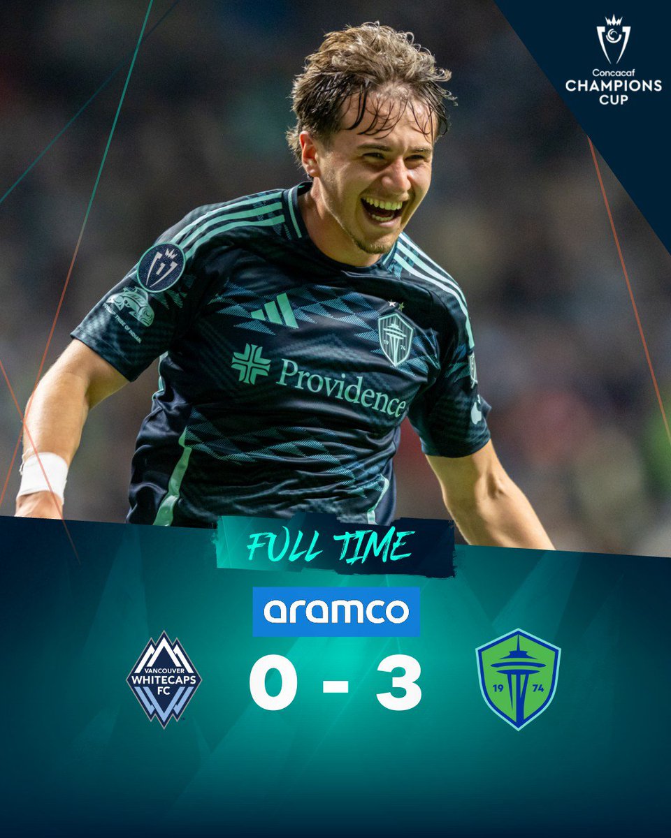 TheChampions's tweet photo. Seattle secures a shutout victory in the first leg! https://t.co/I6jHkVlTY5