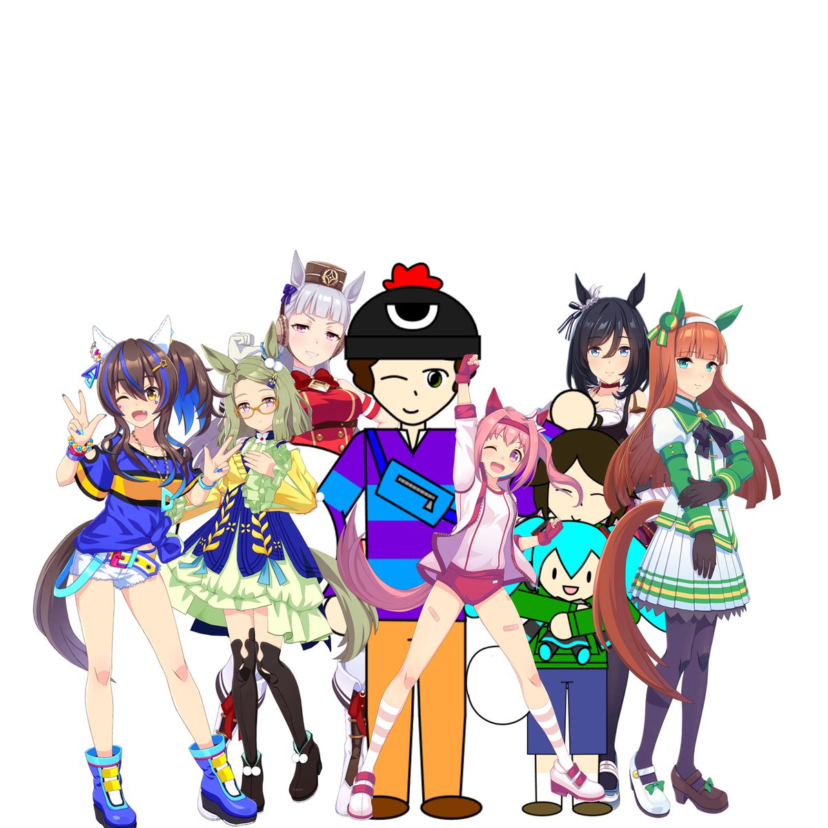 Hijacked_Heart's tweet photo. // thinking back on my plans to add umamusume to this account, i think im gonna make a separate account for that with probably all these characters/ocs https://t.co/QIxf4THnrh
