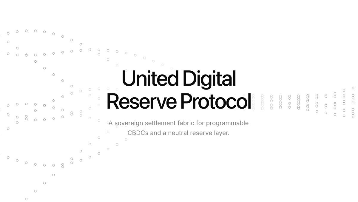 Introducing United Digital Reserve Protocol

Civilisations have always needed a common scale. A shared unit to price grain, settle debts, and underwrite the trust that makes long-distance cooperation possible. For as long as complex trade has existed, that unit has had a keeper.