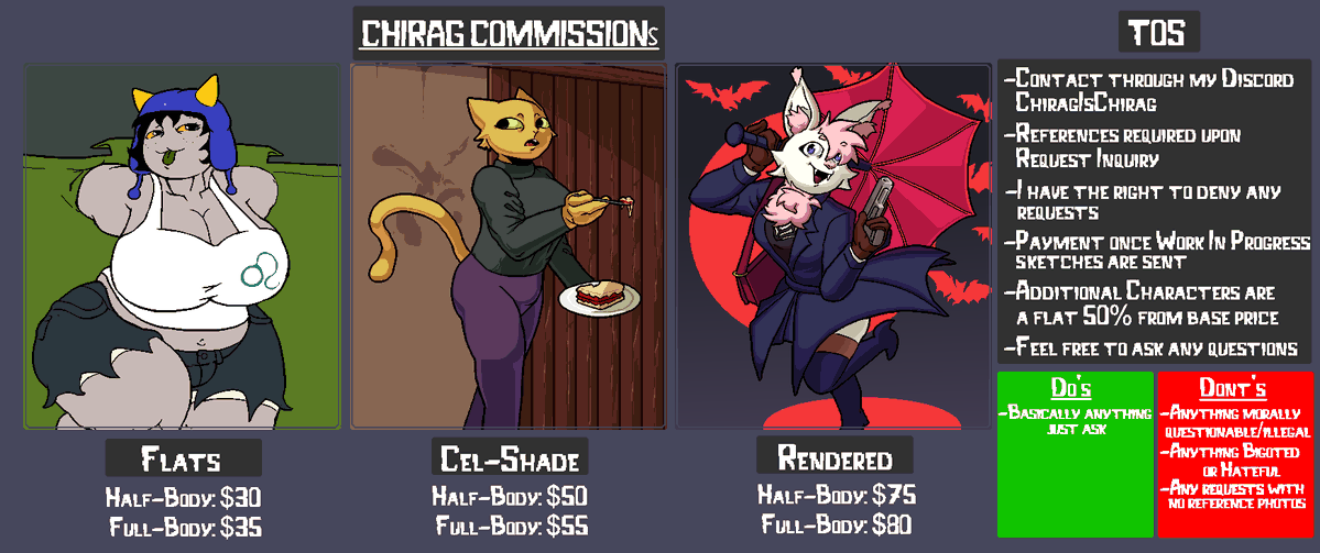 Chirag (2/4) (comms open) tweet media