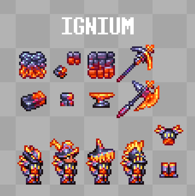 spriting a modded ore, no weapons yet!!
#terraria #pixelart