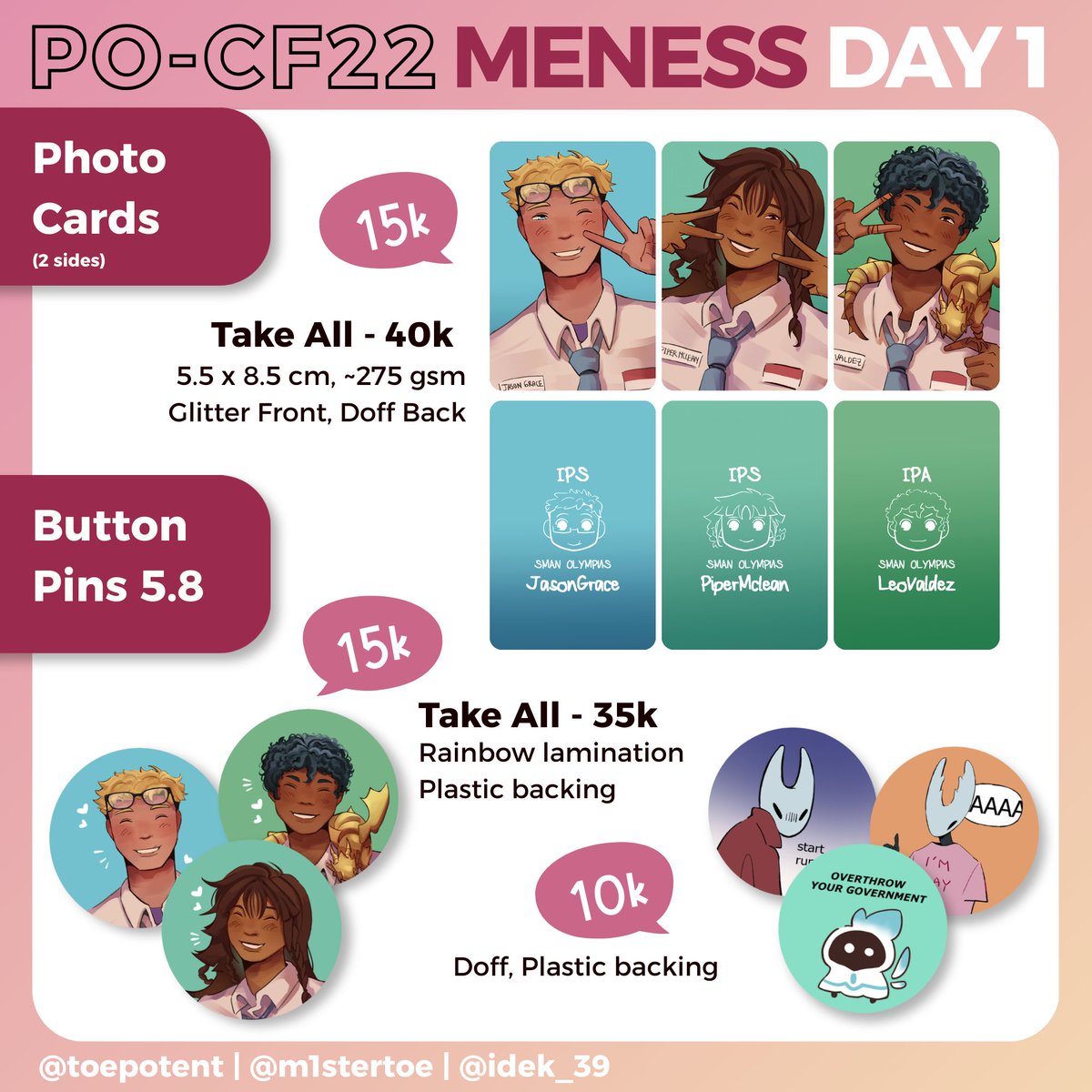 Zee | CF22 PO tweet media