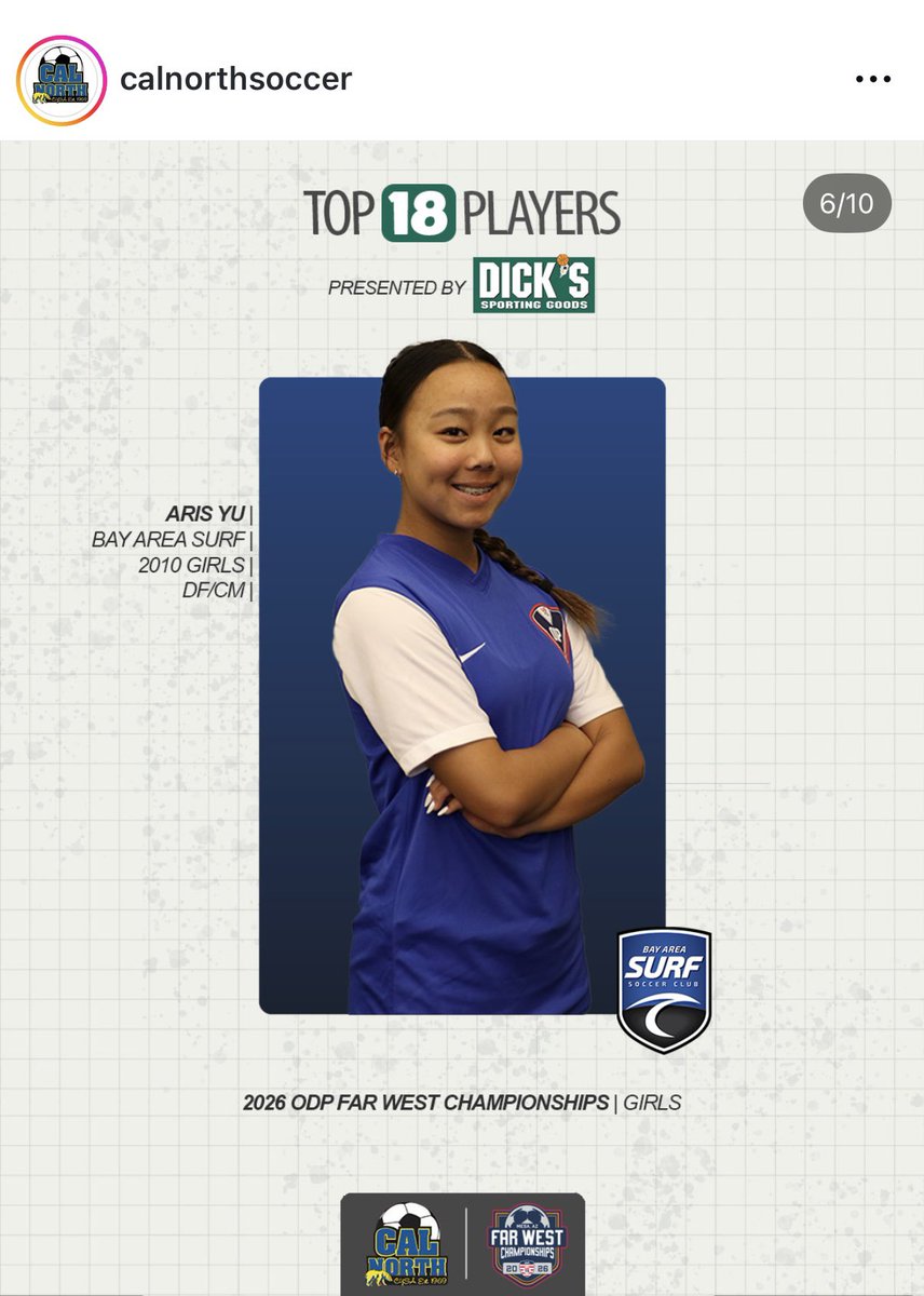 Aris Yu | ECNL | CO 2028 tweet media