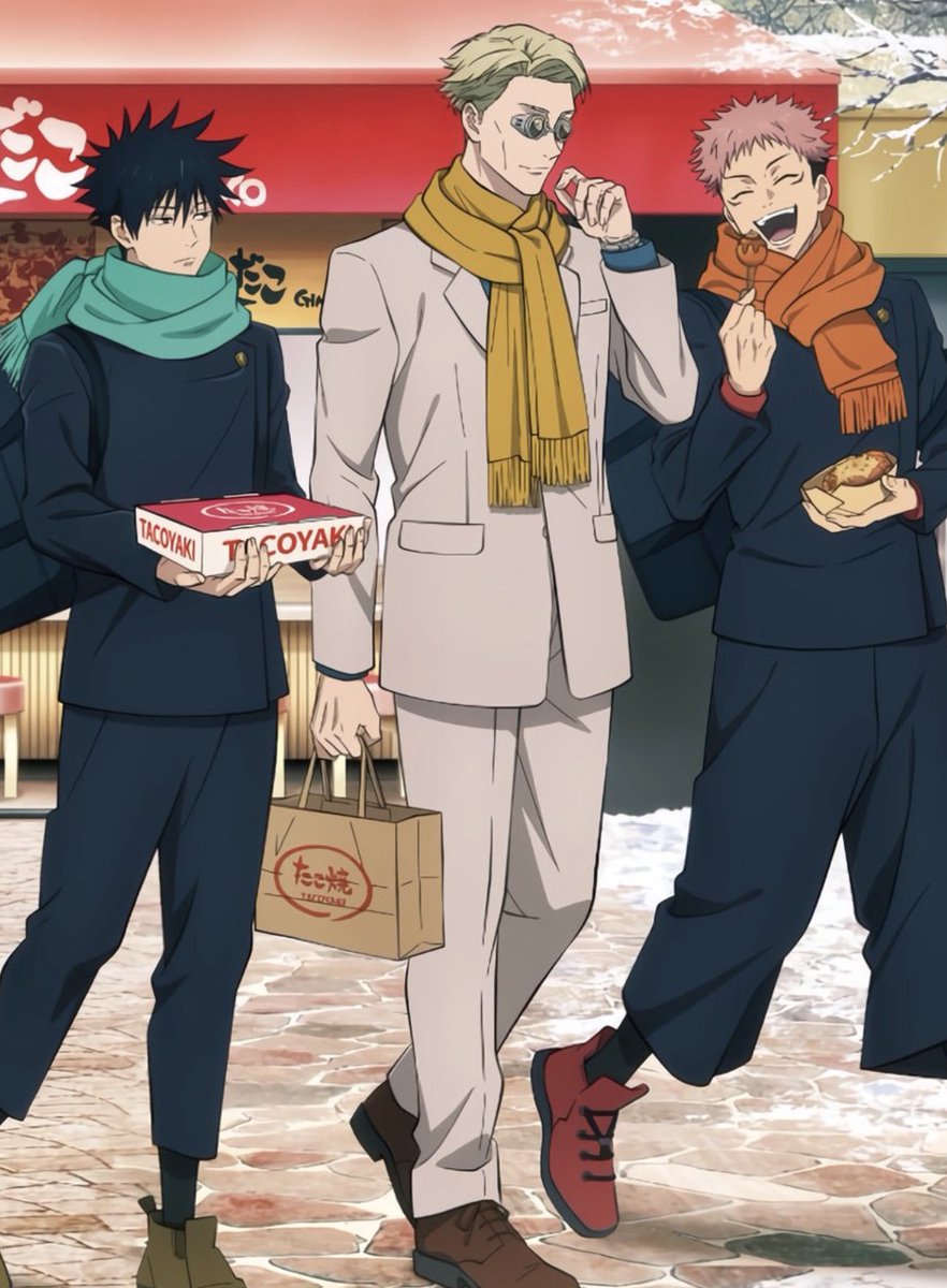 Nanamis_love's tweet photo. Only Yuji can bring that smile on Nanami, i know he was yapping the whole way https://t.co/bosLvrODxj