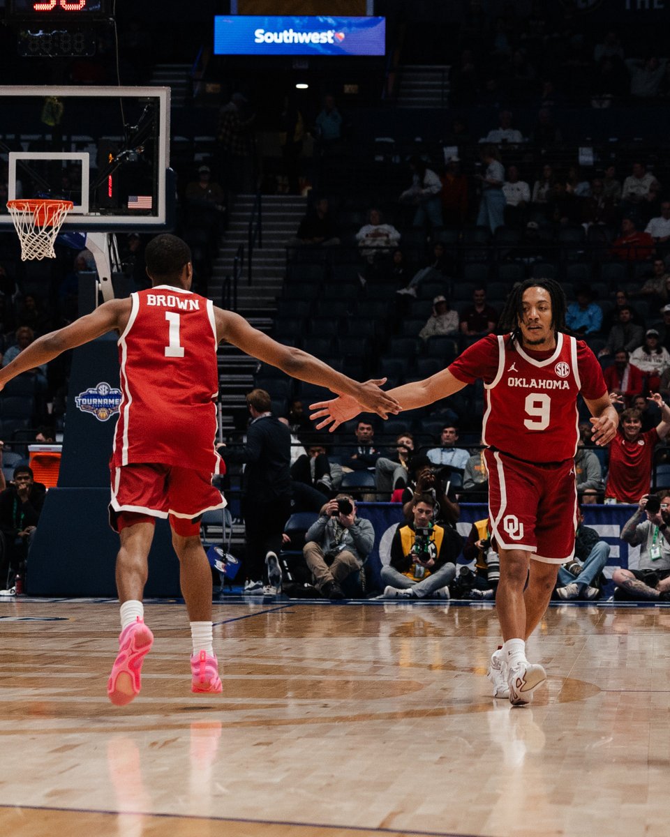 SEC's tweet photo. SEE YOU SOON(er)

@OU_MBBall x #SECTourney https://t.co/82IpCKUTNn