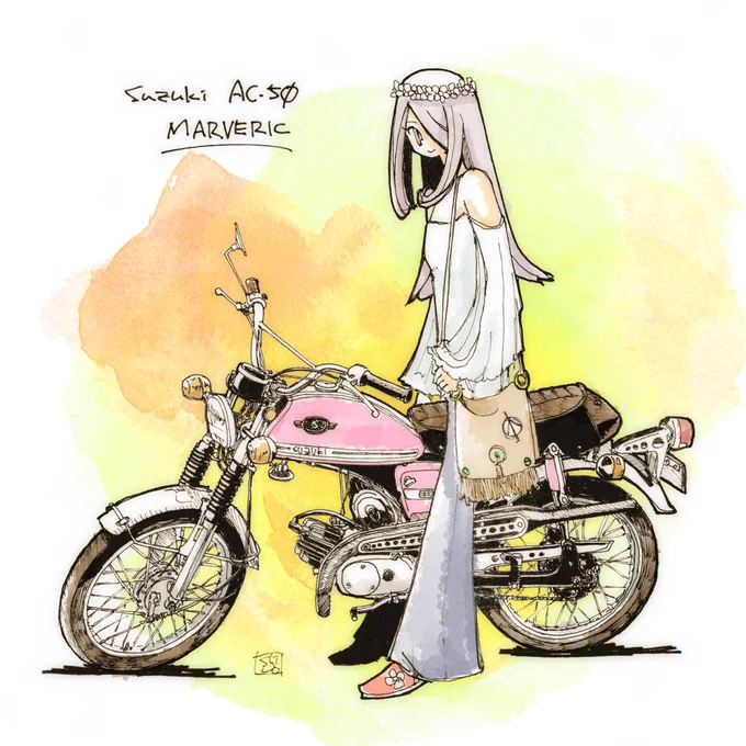 #まったく原動機付自転車は最高だぜっ #おまえのような原付がいるかっ