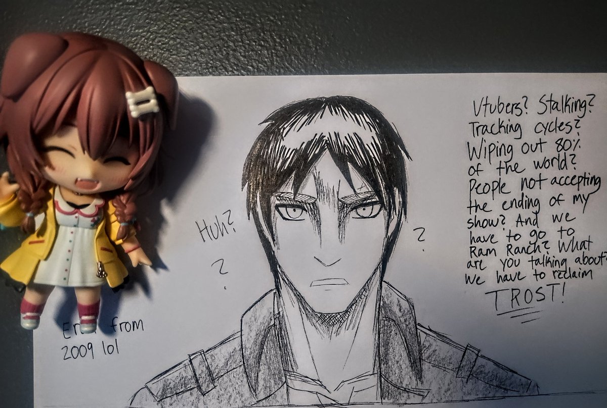 Panda_Panda86's tweet photo. With my Korone nendoroid lol https://t.co/pL4dgYEBGc
