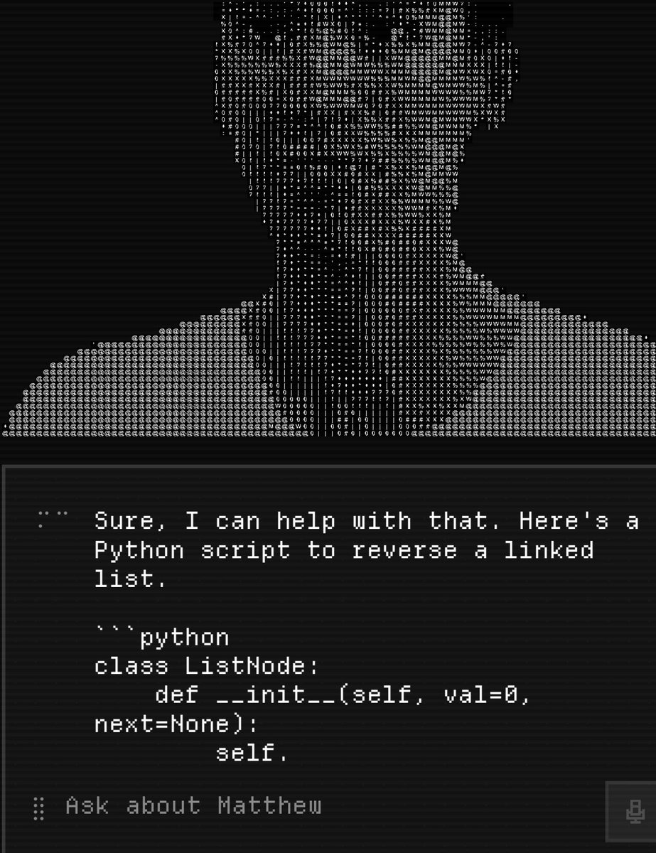 andrew_awsma's tweet photo. @mmptrsn @threejs Guess I can cancel my Claude subscription now! https://t.co/ucuizllE6L