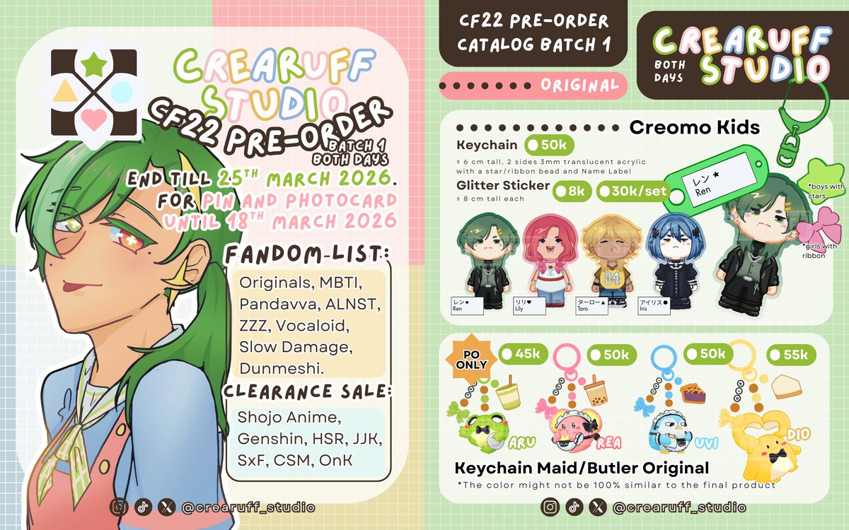 Crearuff Studio | CF22 PREP tweet media