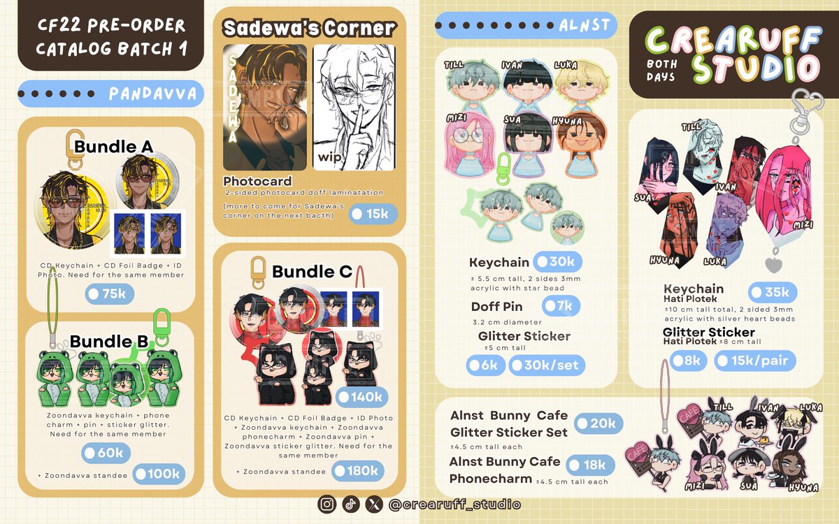 Crearuff Studio | CF22 PREP tweet media