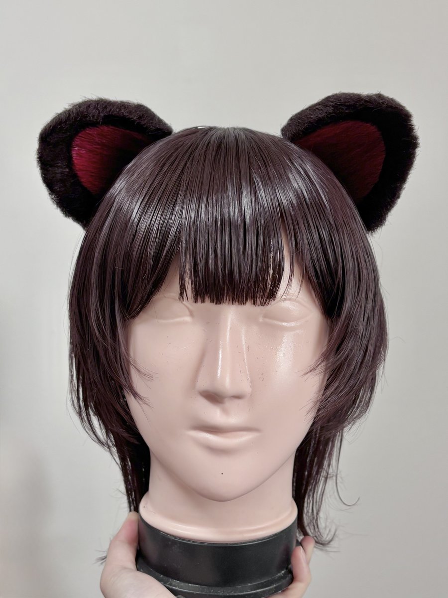 ayk 　ウィッグオーダー これを貼り付けると取り外し可能なケモ耳になります✨
