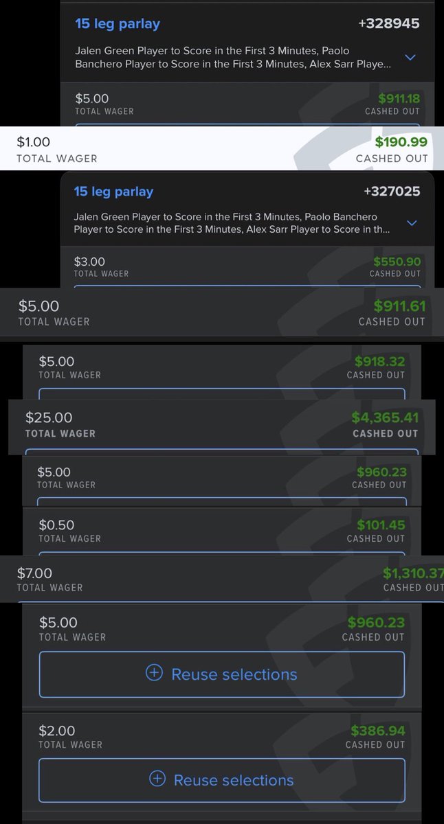 10¢Parlay 🪙 tweet media