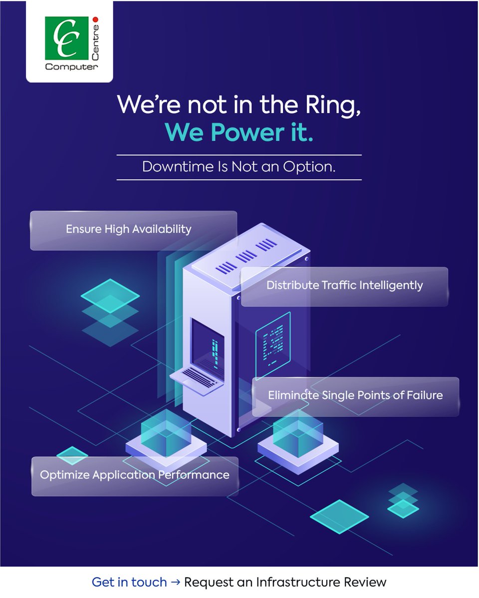 CompCenterTz's tweet photo. Downtime is not an option. Load balancing keeps mission-critical systems online by distributing traffic intelligently, improving performance, and removing single points of failure.

#LoadBalancing #HighAvailability #ApplicationPerformance #ITInfrastructure #NetworkSolutions https://t.co/BgKfAO8wm1
