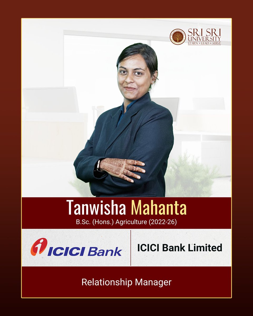 Sri Sri University tweet media