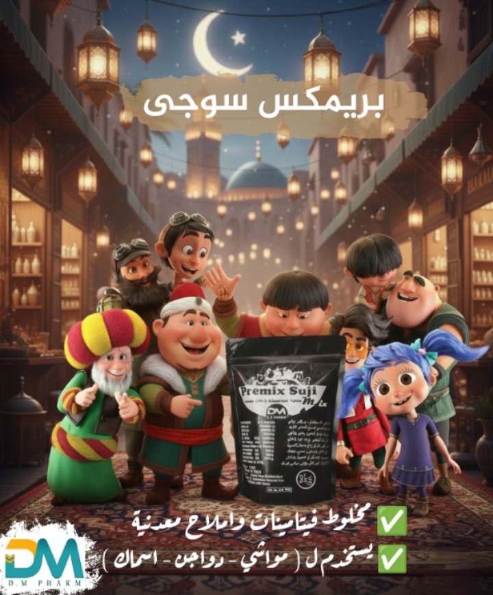 DMPHARM's tweet photo. ✨ بريمكس سوجى مخلوط فيتامينات واملاح معدنية 
​✅ تركيبة متكاملة من الفيتامينات والمعادن.
✅ تحسين كفاءة التحويل الغذائي.
✅ رفع كفاءة المناعة والخصوبة 
✅ يستخدم ل ( مواشي- دواجن- اسماك )
من شركة دى ام فارم للأدوية البيطريه واضافات الاعلاف
DM PHARM
Like, Share, Comment &amp; Follow https://t.co/frmKMhtceS
