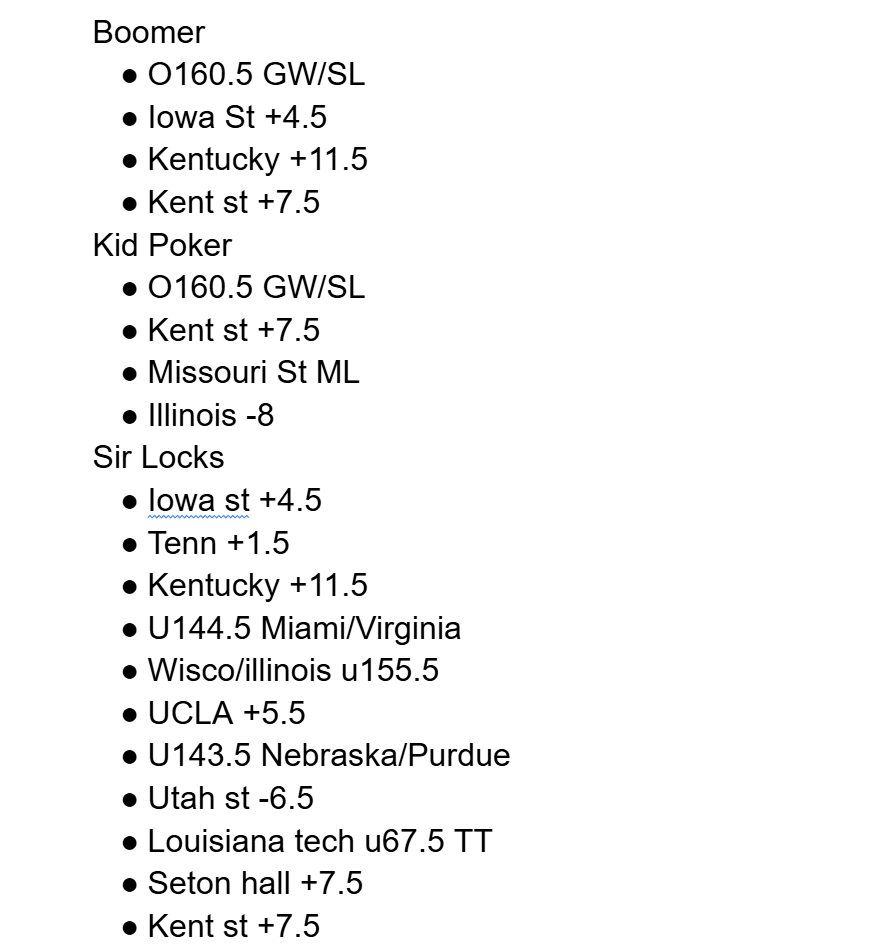 Boomer’s Bets tweet media