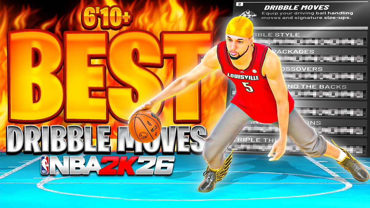J_R_Way2Cold's tweet image. 6'10+ builds should NOT be able to dribble like this… 😭🔥

BEST ISO DRIBBLE MOVES &amp;amp; MOTION STYLE for tall builds on NBA 2K26.

Full video on my YouTube 👀 youtu.be/H1F_zQmBlZY

#NBA2K26 #2K26 #2KCommunity