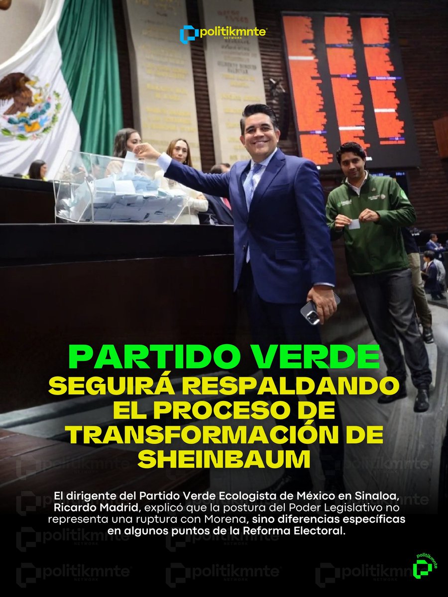 Politikmnte's tweet photo. #ReformaElectoral 🗳️| El Diputado Federal @RicardoMadridP informó que como fuerza política y de manera contundente se han apoyado todas las propuestas enviadas por @Claudiashein y se seguirá trabajando, respaldando el proceso de transformación de nación y el gobierno que encabeza.

#Politikmnte 💬