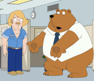 RealityCocktail's tweet photo. @Wonder_Shrimpy @SethMacFarlane A bear *and his gay friend https://t.co/oJjd7CbhUR