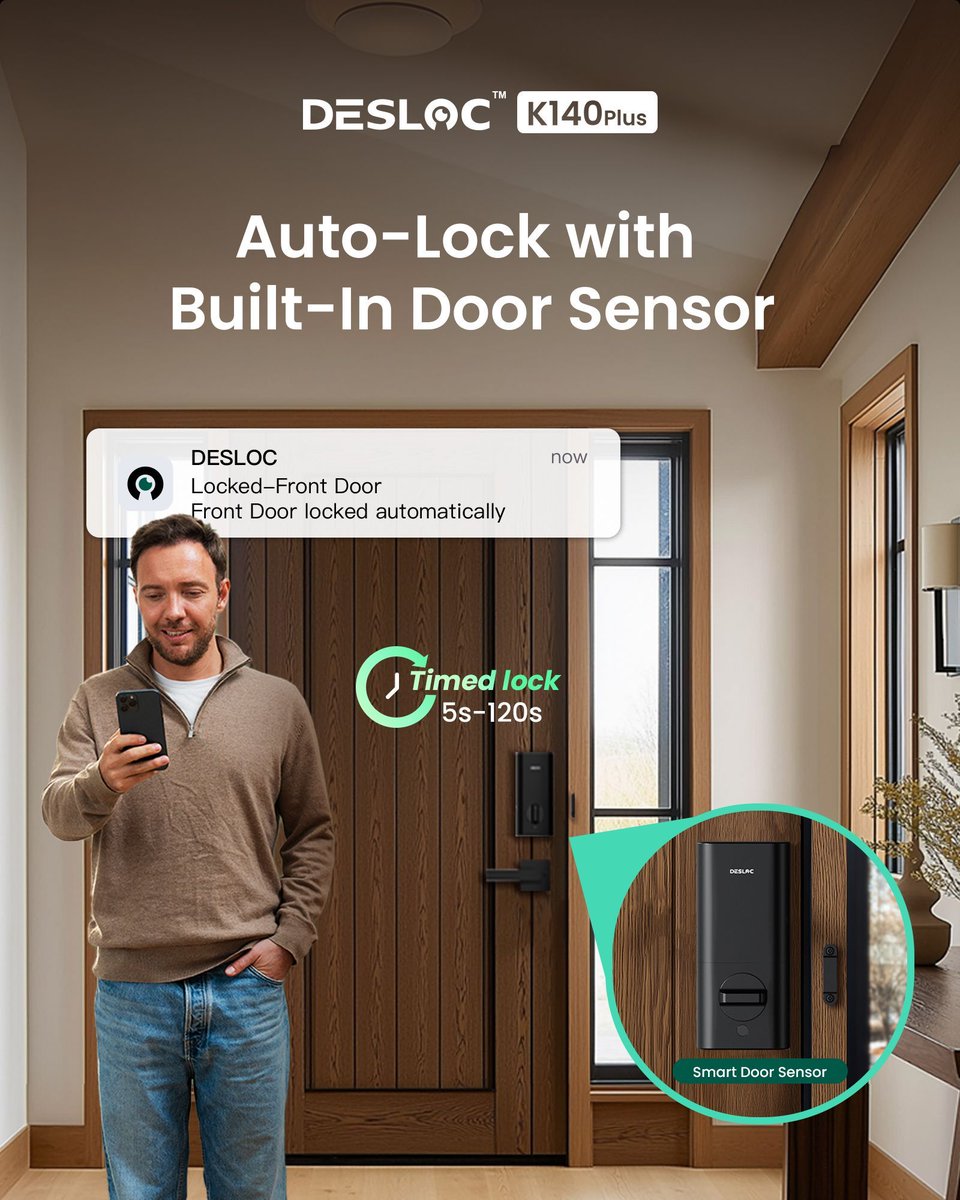 DESLOC Smart Lock tweet media