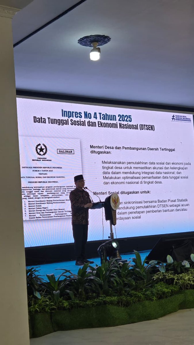 FloryKedo's tweet photo. TPP SUKSESKAN DTSEN INPRES No. 4 Tahun 2025 Pemutakhiran Data Tunggal Sosial dan Ekonomi Nasional 
@YandriSusanto
 @SekretariatNegara RI
@Bpsdm Kemendesa
#PemutakhiranDTSEN
#TPPKerjaBerdampak
#TPPIndonesiaHebat
#TPPMendukungPemutahiranDTSEN https://t.co/5e5BMlHCBm