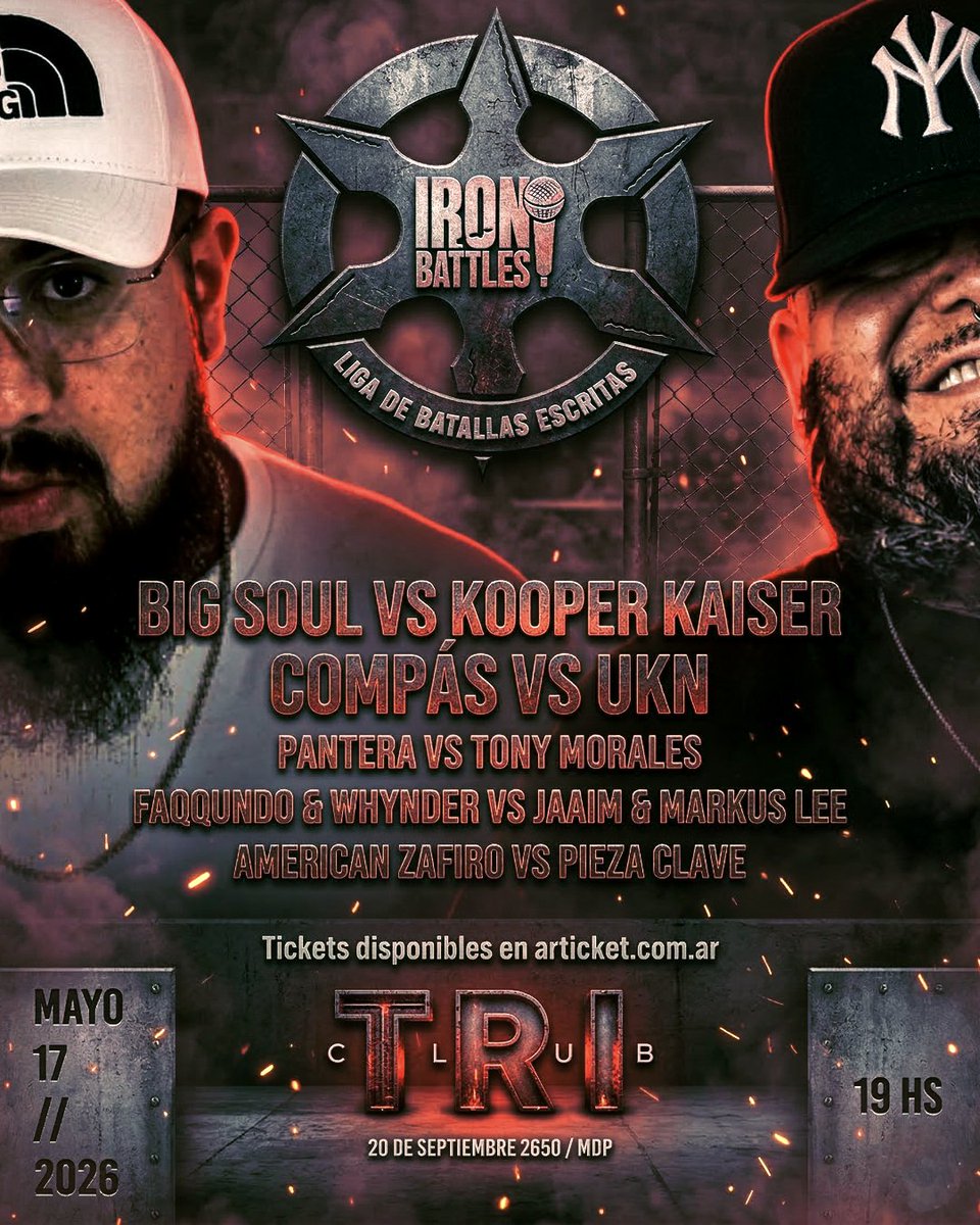 IRON BATTLES - Liga de Batallas tweet media