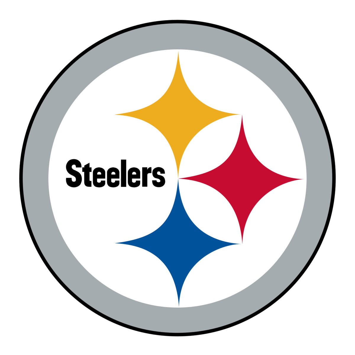 fashion_nfl's tweet photo. The yellow, red, and blue hypocycloids represent coal, iron ore, and steel scrap - the three materials used to produce steel.  And the outline color is self explanatory. https://t.co/g1G97RWtWD