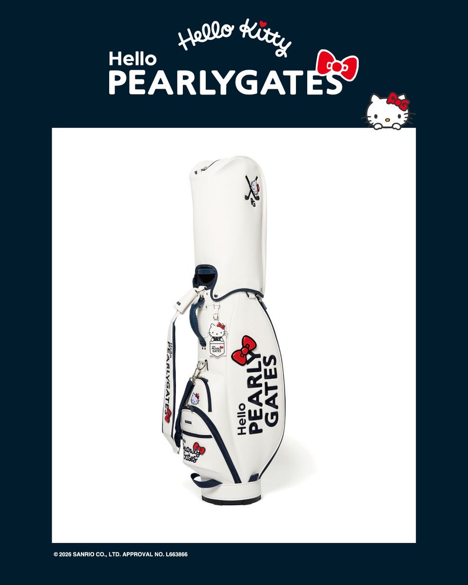 HelloKitty × #PEARLYGATES】 『PEARLY GATESといつでも一緒 #ハロー