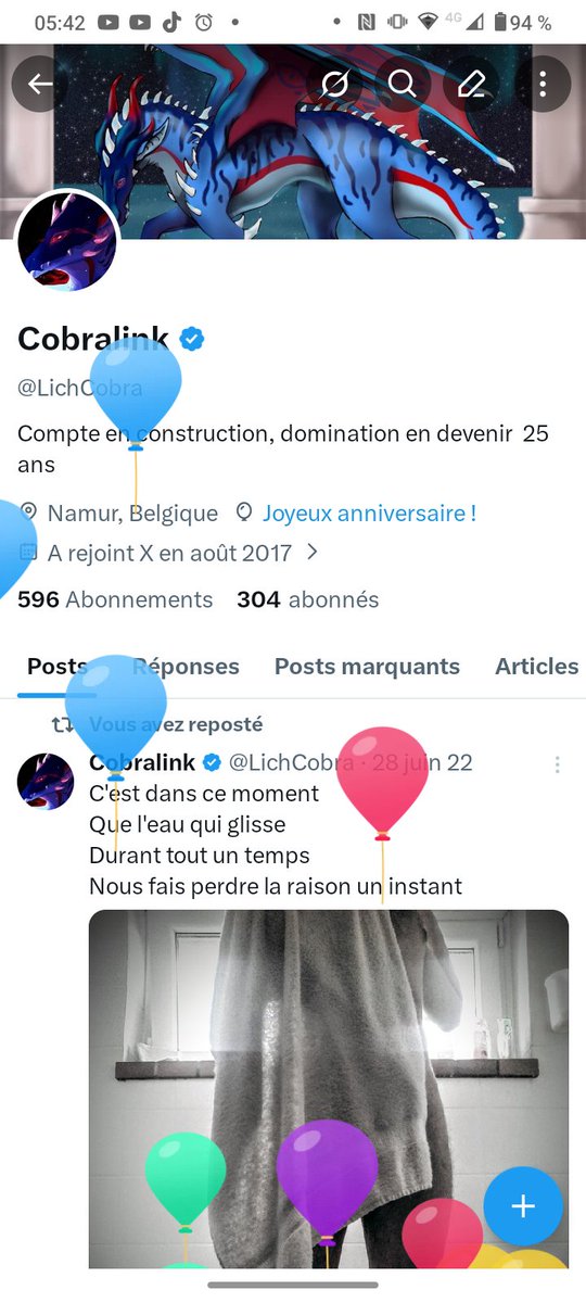 Les ballons les ballons