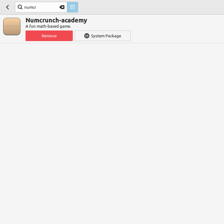 dan__brummitt's tweet photo. Wow! One of my math games is officially available on the Linux Mint store! 

Numcrunch-academy - by Daniel Brummitt 

#OpenSource #MathIsCool #LinuxMint #IndieGame #IndieDev https://t.co/CzJuPpb0KW