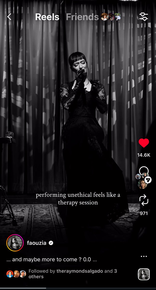 Happy0826_HY's tweet image. #faouzia updated her IG ❤️ but I can’t download the video 😭 

listening to her perform #Unethical feels like a theory session 🥹😌 can we pls have a string version as well @faouzia? Pretty pls