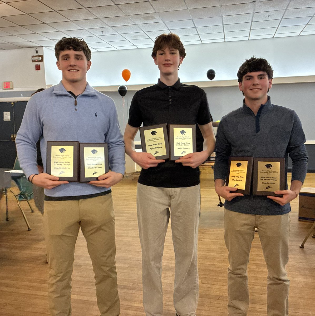 JaSizz's tweet photo. In his only year competing in winter track and field, Charlie helped break 3 school records - 2 relay records (high jump and long jump) and the individual long jump record. He also received the Rookie of the Year award at last night’s banquet.

Great job, Charlie! https://t.co/PML9I4mj3B