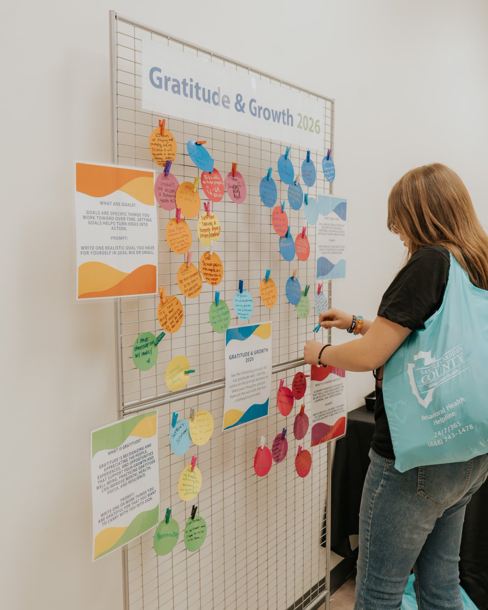 sbcdbh's tweet photo. Inspiring future behavioral health pros!
Thanks to all who joined the Future Behavioral Health Professionals Symposium. Special thanks to @sbcountyschools .
Together, we build a healthier future.
#iMatterDBH #FutureProfessionals #MentalHealth #SBCounty #SanBernardinoCounty https://t.co/O3tbxEqSF7