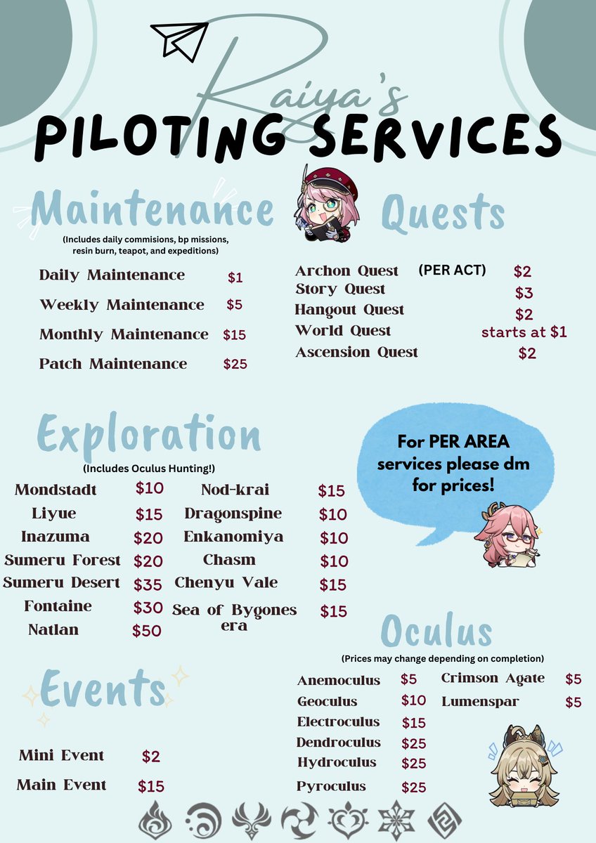 Rai🦋|genshin pilot! 9 proofs tweet media