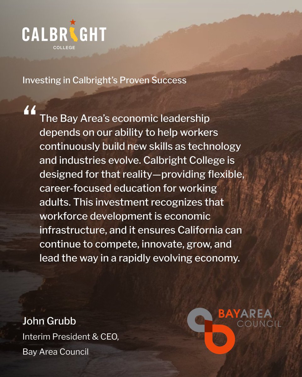 Calbright College tweet media