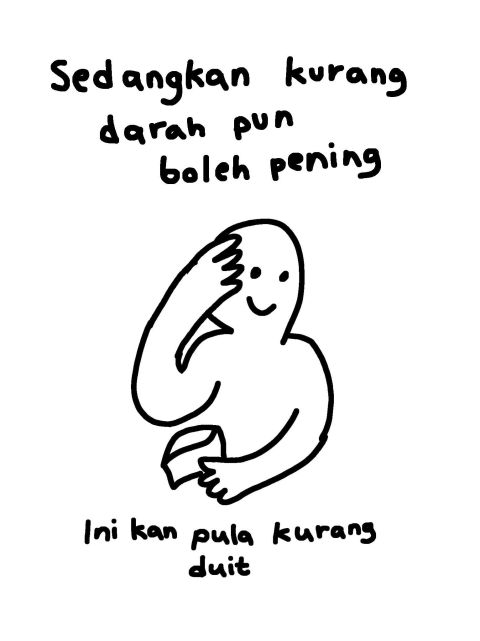 AzeemSyuk's tweet photo. Gaji tinggal RM35
KWSP akaun 3 ada RM2.10
Tiket bas belum beli
Raya lagi 6 hari https://t.co/UC9KZ2zq1x