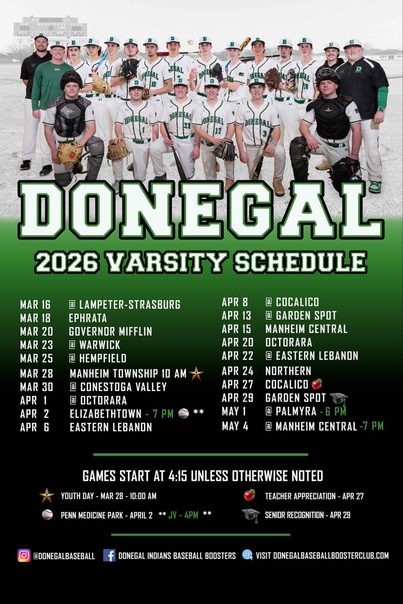 Donegal HS Baseball tweet media