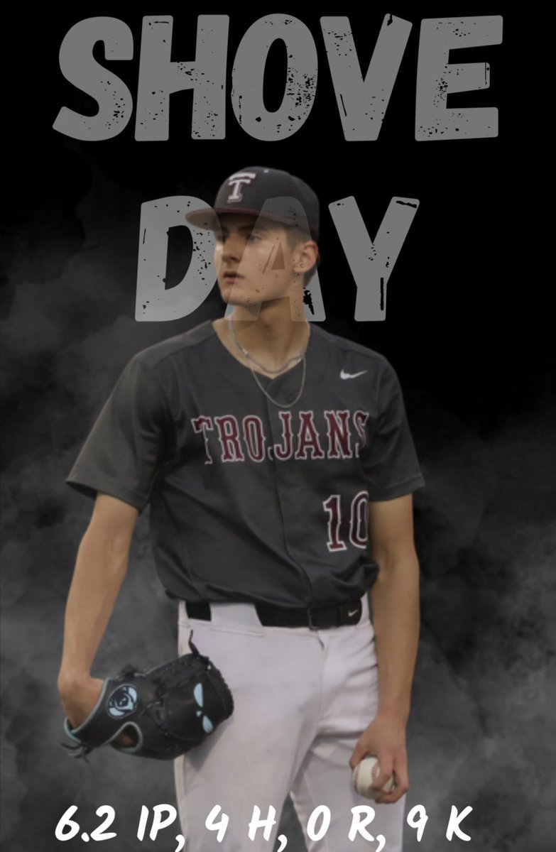 Trojan_BSBL's tweet photo. Nice little outing on the mound for @ColtCopeland_ to help the Trojans improve to 13-2 and 2-0 in district play!! 
💪🏼 🔥 💪🏼 🔥  

#TrojanBaseball https://t.co/RynuqGQ2JQ