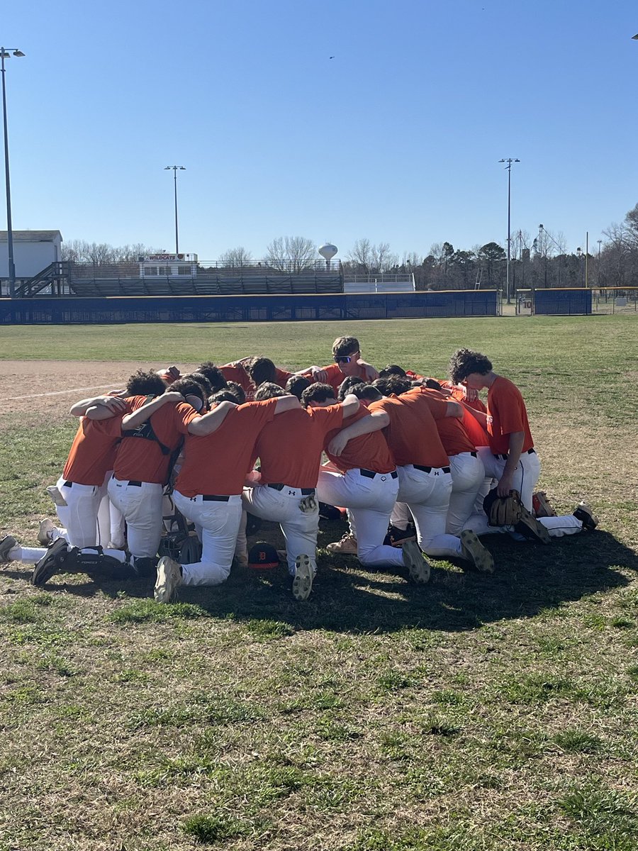 delmar_baseball's tweet photo. Led by a higher power!!! https://t.co/HRHRrPheNX
